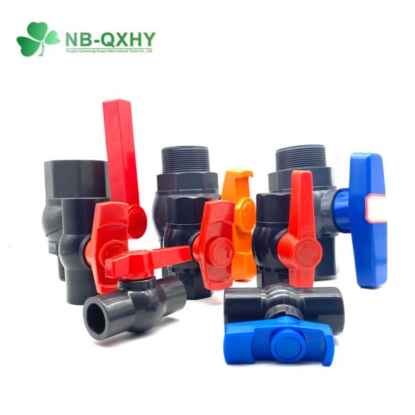 Amostragens US 1/Piece PVC Ball Valve DIN ANSI JIS BS Standard Anis Cns