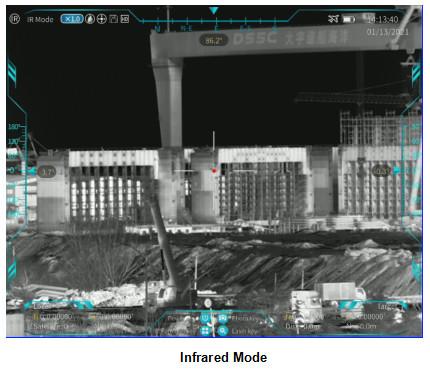 Multifunction Five Optical Channels Ip67 Thermal Observation Device