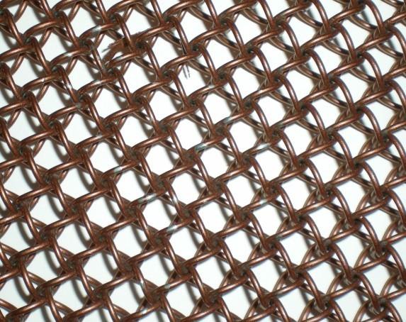 Anti Rust Stainless Steel Woven Wire Mesh Screen , Decorative Metal Screen Mesh