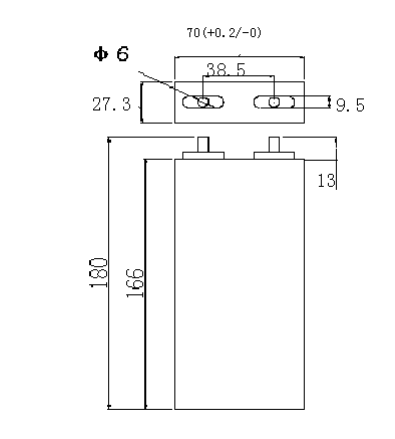 Электрическая батарея лития клетки 3.2V 20Ah шлюпки LiFePO4 призменная перезаряжаемые