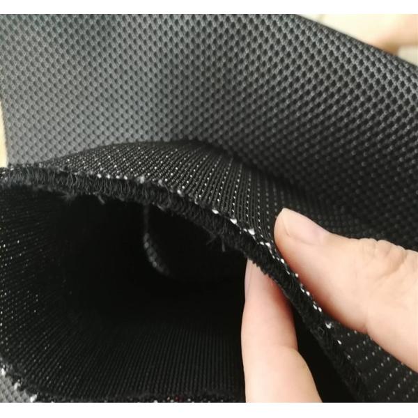 Sandwich Mesh Fabric Embedded Silver Wire 1.5mm Thick for Sneaker Tongue/Backpack Panels