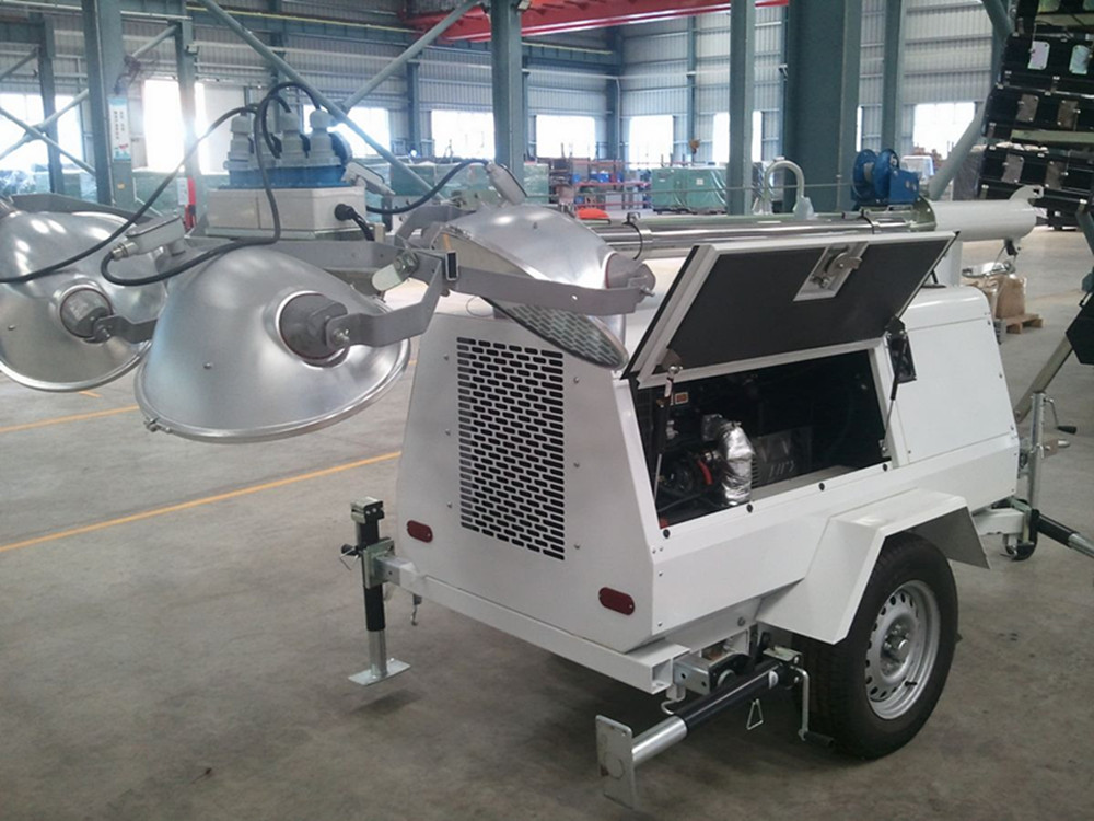 4kw к генератору башни освещения передвижного трейлера 15kw портативному
