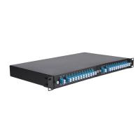 Longueur d'onde personnalisée DWDM OADM 1U 2 fentes à double fibre LGX châssis 8CH DWDM MUX DEMUX