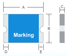SMD1206 PPTC 0805, 0603 0.25A  Surface Mount Overcurrent Protection Saves Circuit Board Space