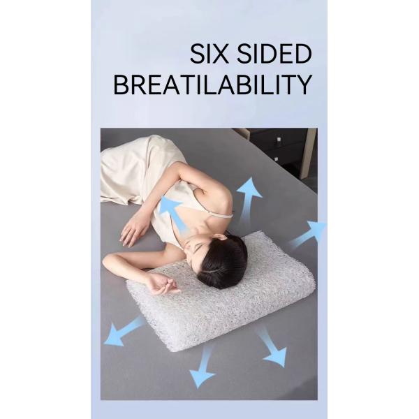 POE Polymer 4D Air Fiber Pillow Anti bacterial / Mite Washable Highly Supportive
