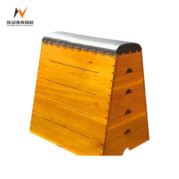 Водонепроницаемое твердое дерево гимнастическое оборудование для скакалки лошадей для 5 секций скакалки