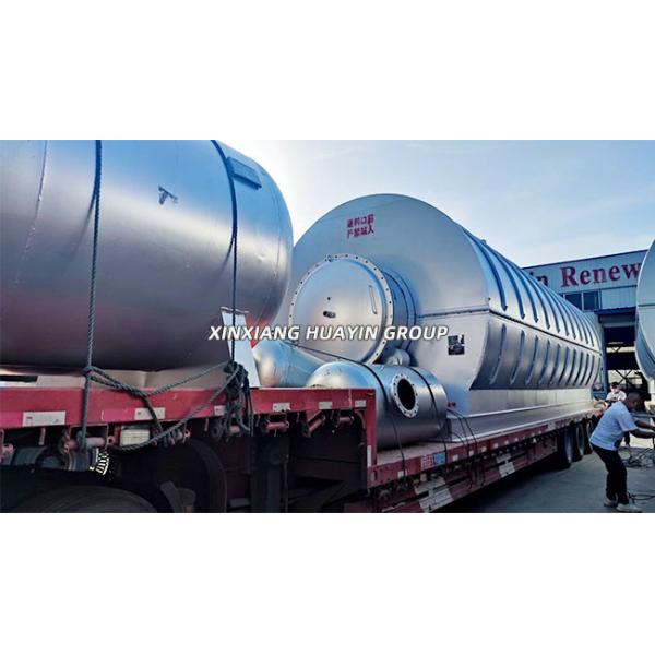 10 Tons Waste Tyre Pyrolysis Plant Rubber Scrap Plastic Pyrolysis Plant Industry Scale