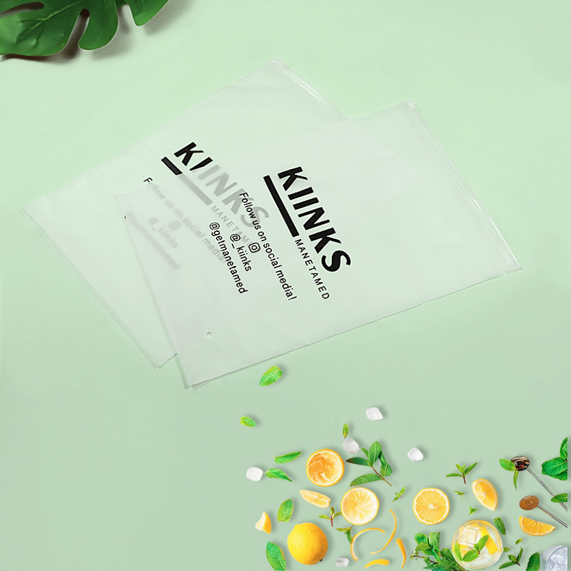 12 проводов Прозрачные / Мэтные Zipper Bags Custom Zipper Lock Bags