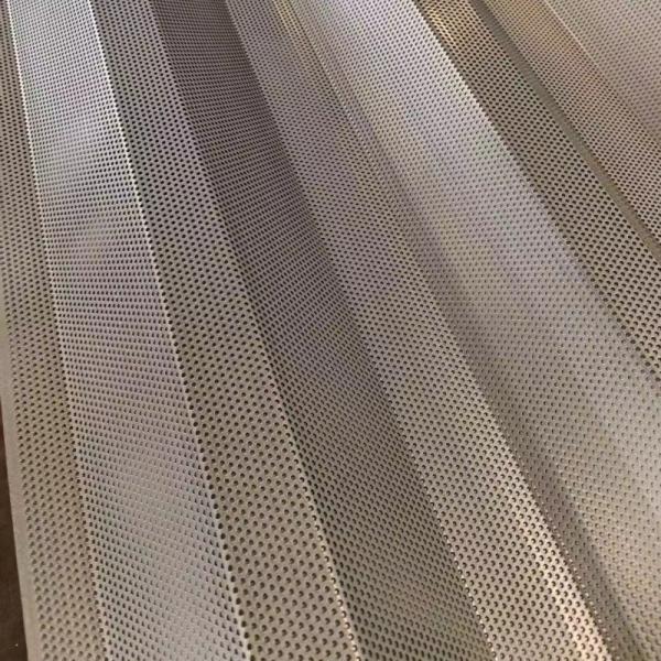 Galvanized Round Hole Perforated Metal Plates Wind Proof Dust Screen