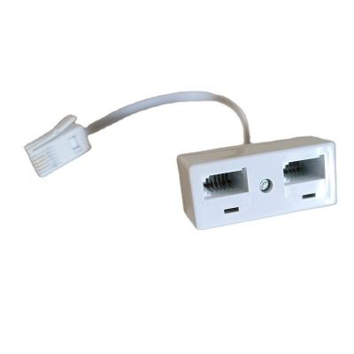 ADSL Splitter para RJ11 RJ45 6P6C US VDSL POTS Modem Telefone Funcionalidade versátil