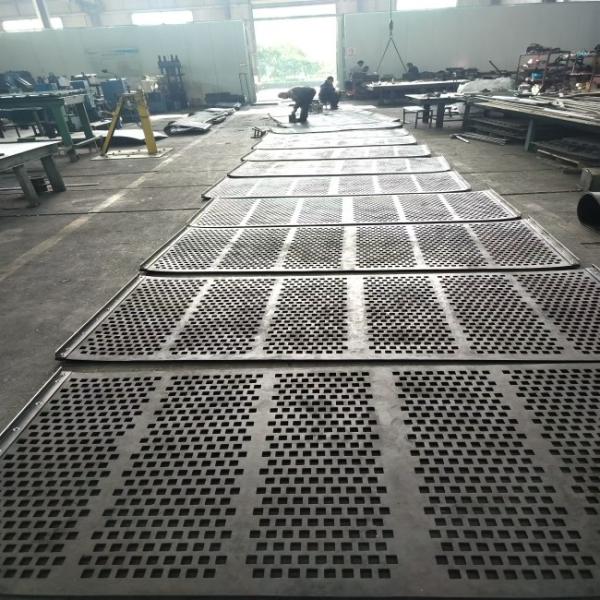 60*20mm High Performance Modular Rubber Screen Panel for Mining Vibrating Screen Applications