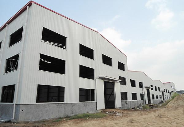 Construção curta Edifícios de aço geral Pintados Galvanizados