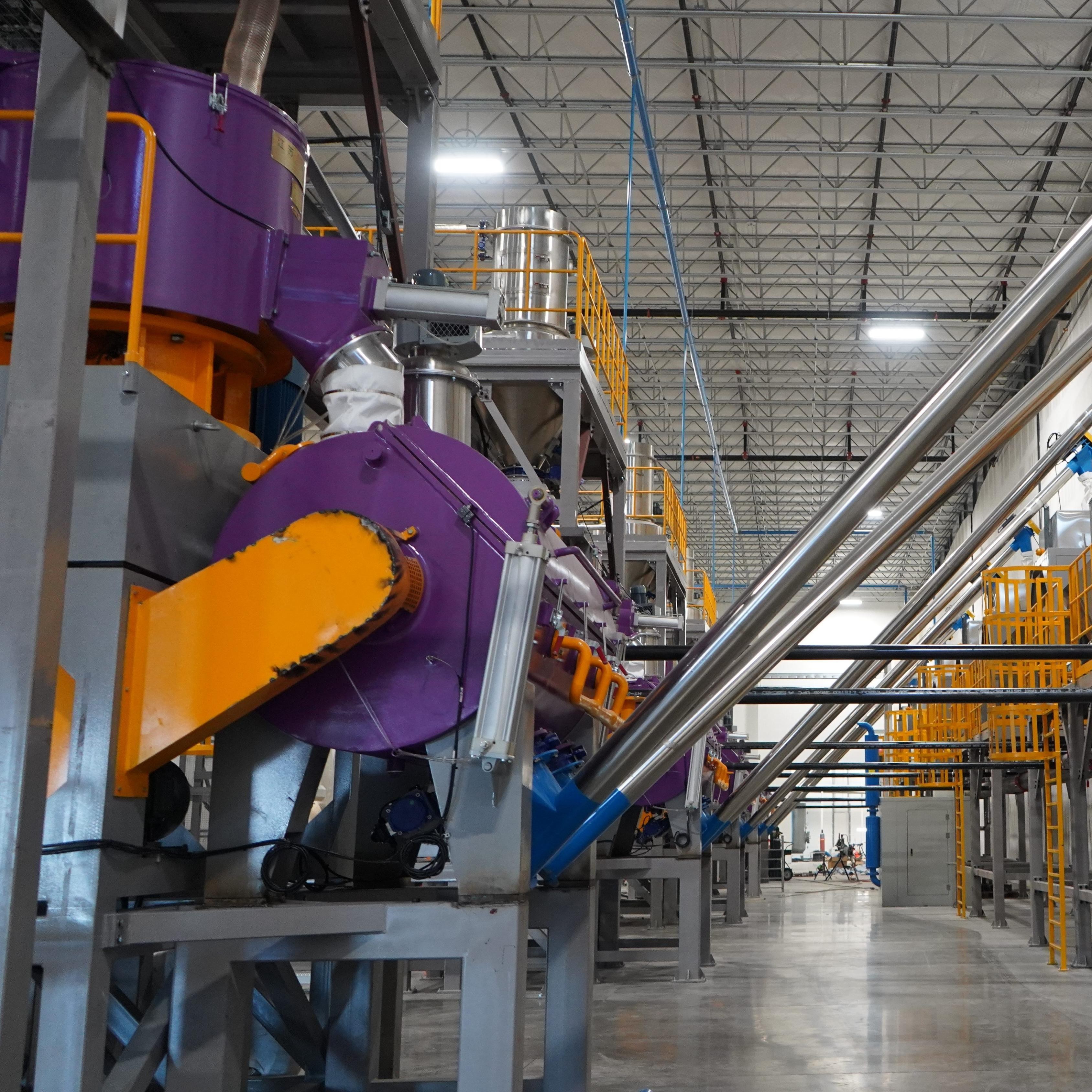 Large Capacity PVC Horizontal Cooling Mixer For Plastic Powder Cooling