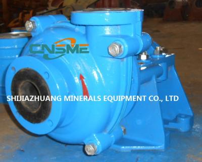 A bomba alinhada borracha da pasta conduzida pelo modelo 3 do motor bonde/2 C pintou o azul com parafusos galvanizados