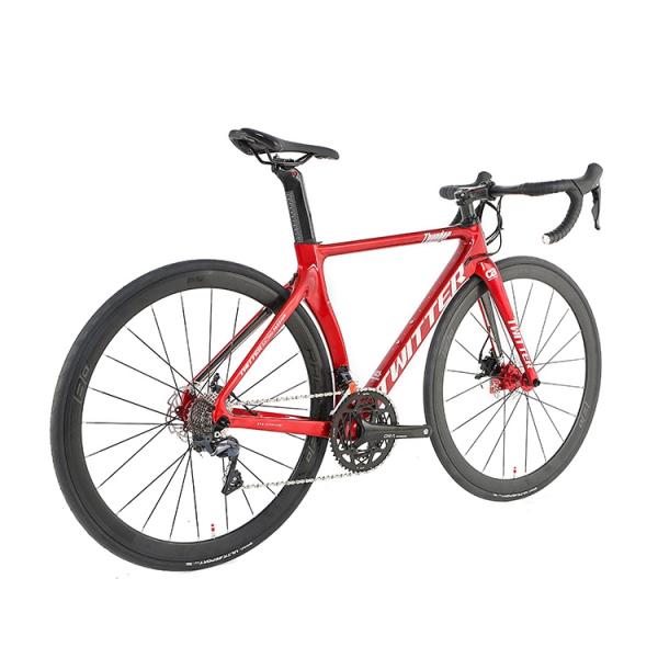 Cadre en fibre de carbone Vélo routier 22 vitesses Vélo pour hommes 700c 25c Cycle Matériau de fourche en alliage d'aluminium