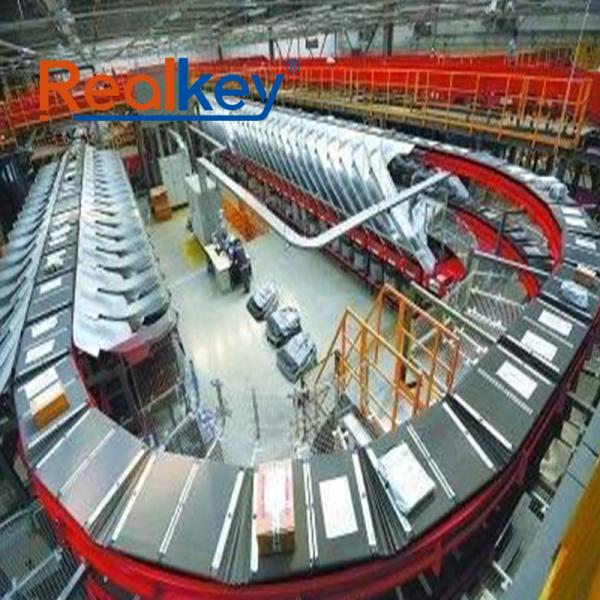 Realkey Cross Belt Sorter High-Speed Sorting for Medium Packages at 22,000 Items/Hour