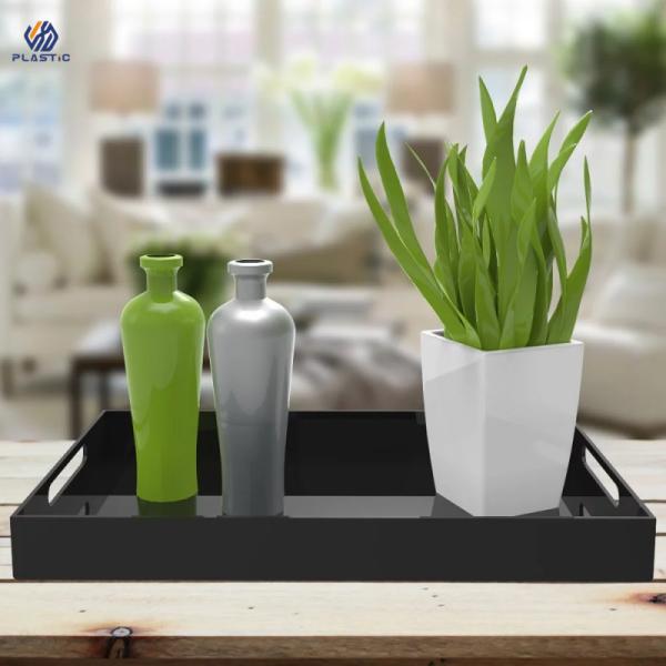 Tarjeta organizadora de acrílico transparente personalizada, tarjetas de acrílico de apilamiento de PMMA virgen