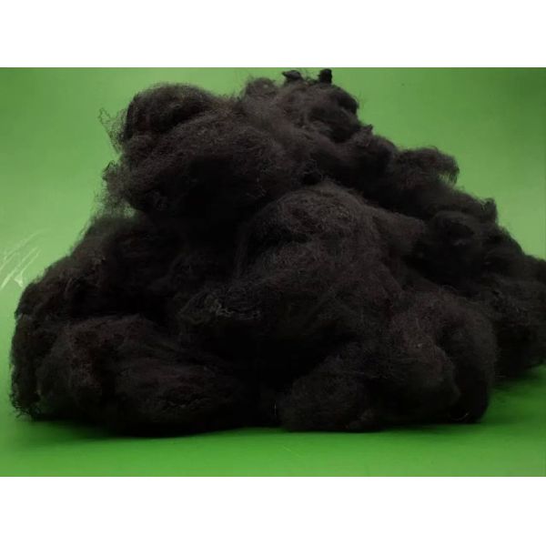 Black 1.4D*38mm Virgin Polyester Staple Fiber High Quality for Spinning