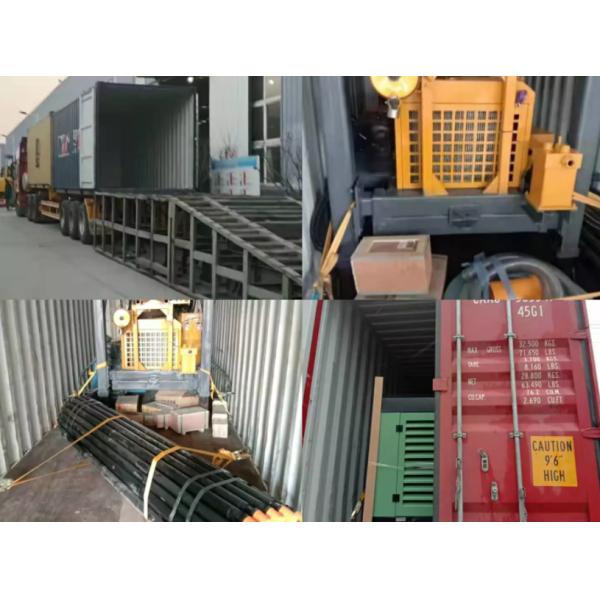 Crawler Borehole 380V Water Well Drilling Rig Mining Pneumatic Dth