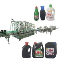 Machine de remplissage et d'étanchéité de shampooing liquide de la ligne Guanhong avec précision d'étiquetage ± 1 mm