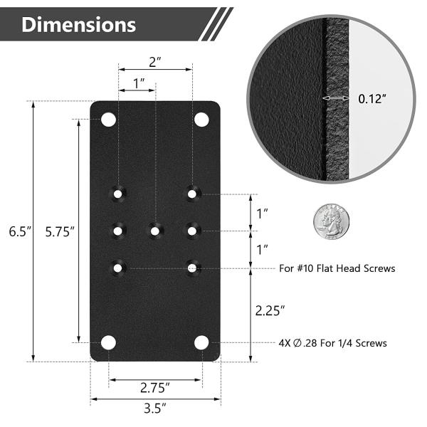 Carbon Steel Flat Straight Mending Bracket Repair Tie Plate for Furniture Wood Timber
