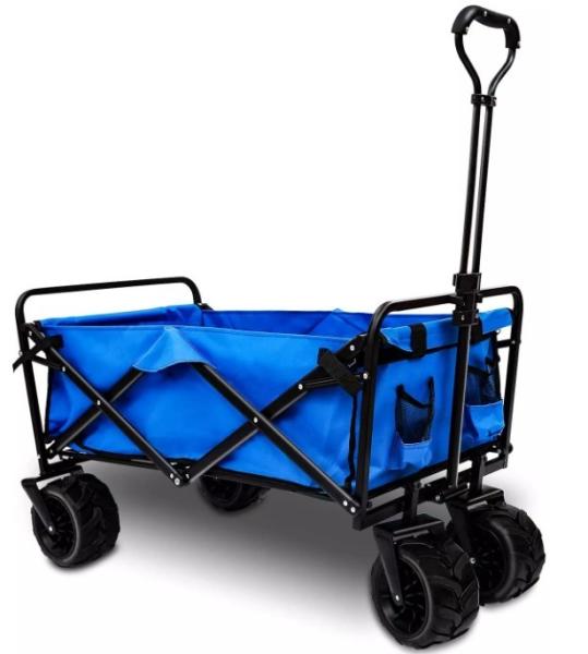 Heavy Duty Garden Pull Wagon Collapsible High Strength Customizable