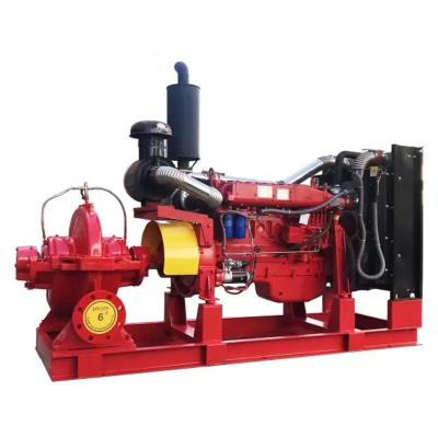 XBD-W Horizontal Diesel / Electric Fire Pump Set for Municipal Shopping Mall
