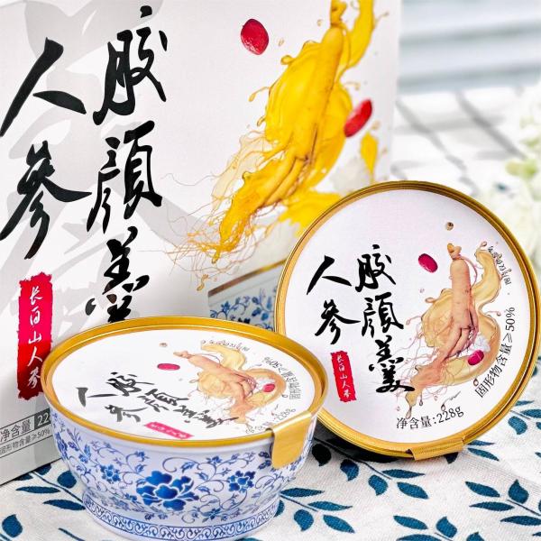 Ginseng Collagen Canned Fruit Dessert Low Carb Instant Pudding Nutrition Tonic