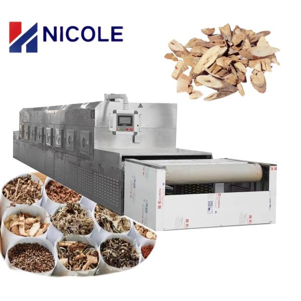 Tipo industrial inoxidável micro-ondas Herb Leaves Dryer Machine da correia transportadora da venda quente
