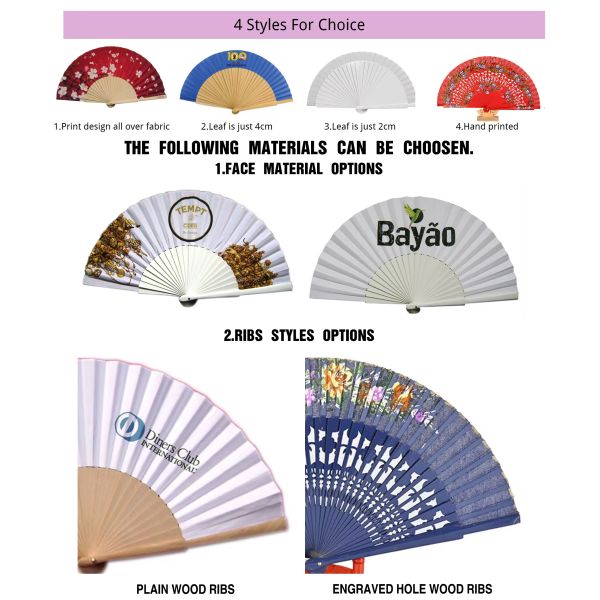 Custom Wooden Hand Fan Promotional&Wedding Gifts Wood Folding Hand Held Fan