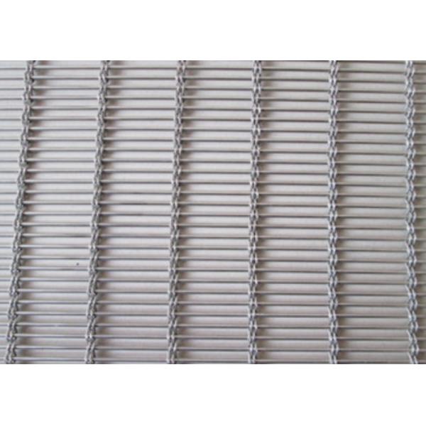 Plata brillante de acero inoxidable malla de alambre decorativa para puertas de gabinete