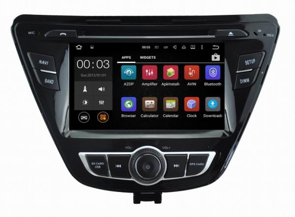 Ouchuangbo 7 inch digital screen radio player android 7.1 for Hyundai Elantra 2014 support DDR3 2GB mirror link 3g wifi
