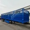 Factory Direct Sale 2 Axles Customized Fence Trailer 40-60 Tons Fence Stake Cargo Semi Trailer at Low Price