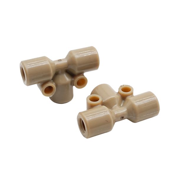 High-Performance PEEK Chromatography Tee Joint / Precision Liquid Connector for Analytical Instruments