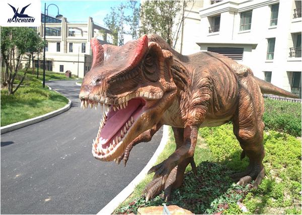 Robot T Rex Outdoor Dinosaur With Mouth Open And Close / Eyes Blink