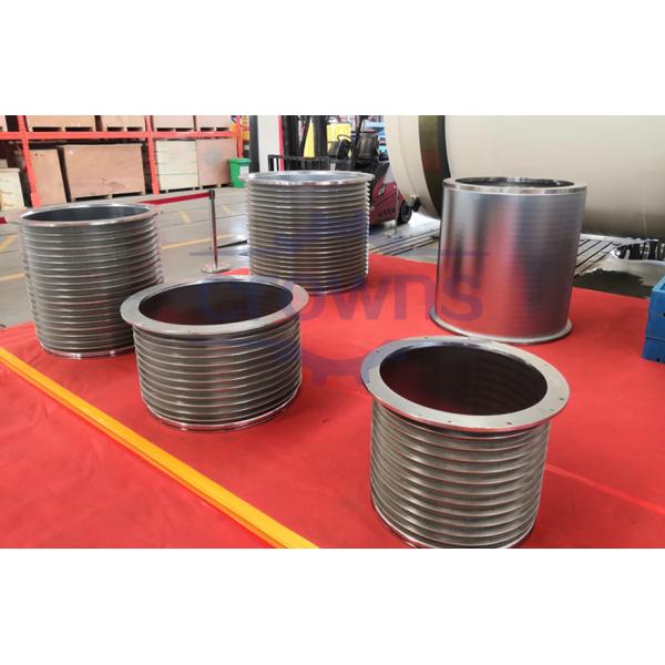 Stainless Steel Wedge Wire Slotted Paper Making Pressure Screen Basket