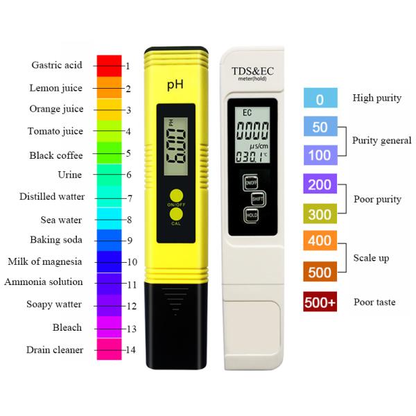 ODM Supported High Accuracy Pen Type pH TDS Meter with Temperature and TDS Measurement