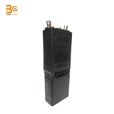 Ground line-of-sight transmission 5 km  mesh ad hoc network single-soldier radio wireless image transmission receiver, relay