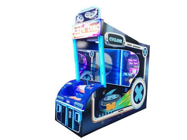 60 inches monitor let's disc redemption games, disc it throw disc Carnival Games