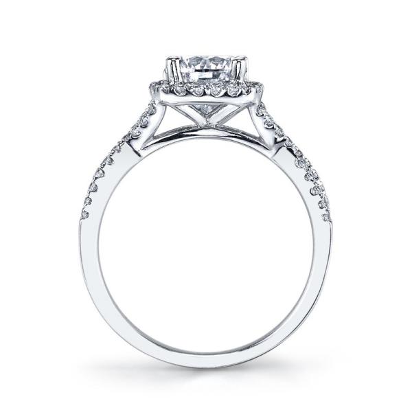 Customized Synthetic Diamond Wedding Rings Twist 18K 14K 10K Solid Gold
