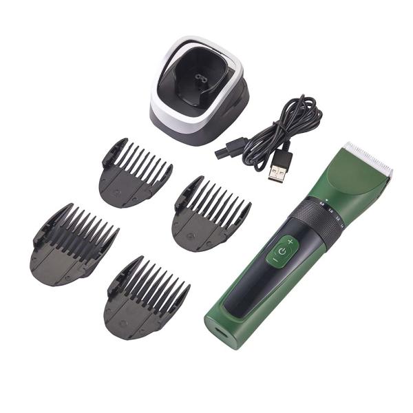 Washable cordless pet trimmer dog clipper 5 speed control LCD display