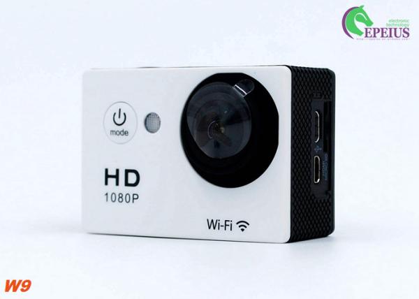 Wireless 1080p 60fps Action Camera , W9 170D Lens Recorder Waterproof Hd Video Camera 