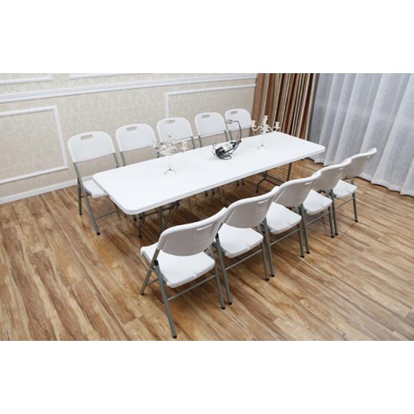 tabla que acampa de la comida campestre plástica al aire libre de la tabla plegable del banquete de los 6ft