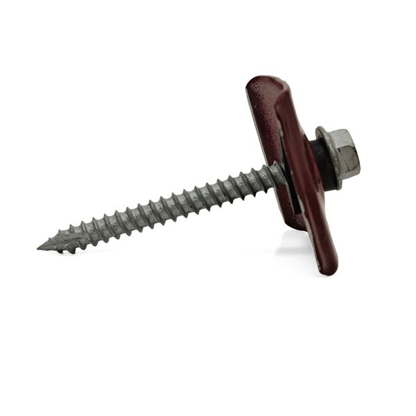 Hex Flange Self-Tapping Screw with Leak-Proof EPDM Sealing Washer for Weatherproof Roofing Fastening