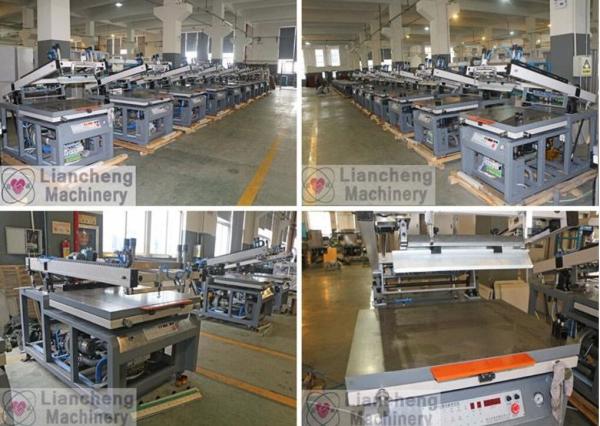 LC-8012G/6090G flat Microcomputer High precision screen printing machine paper，plastic, glass, ceramics, metal, textile