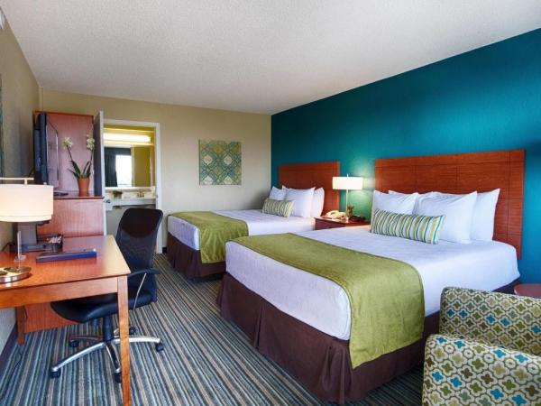Sulawesi Celebes american style hotel room furniture by Cherry wood headboard Bed with Tall cabinet for TV and wood desk