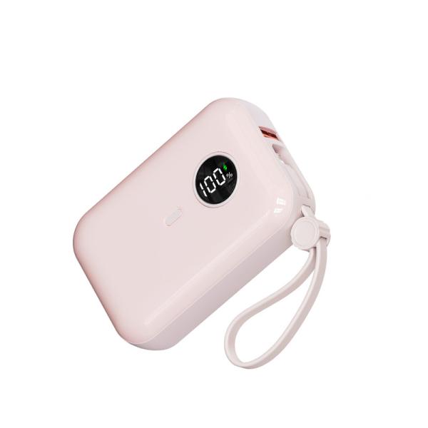 Portátil 21700 Bateria Power Bank 10000mah Carregamento rápido 79*57.7*26.9mm