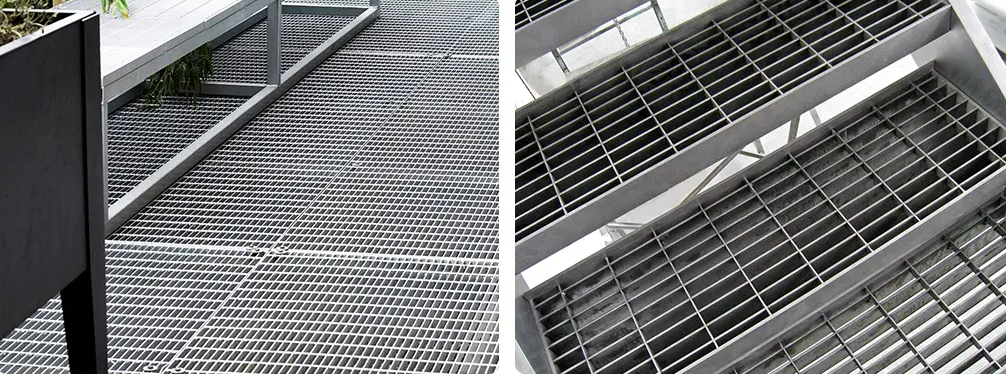 Stainless Steel Pressure Welded Grating Plate with High Load-Bearing Capacity