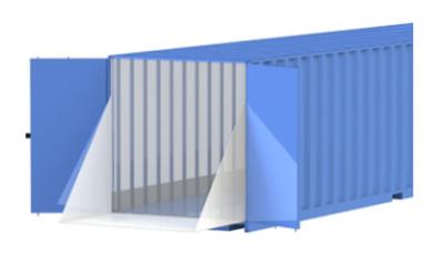 20ft 30ft 40ft Bulk Container Liner Shipping Wide Access Sift Proof
