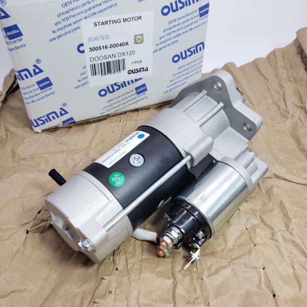 300516-00040A 24V 11T 5.0KW Excavator Starter Motor For DOOSAN DX120 Engine D34D